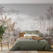 Papel pintado sepia
