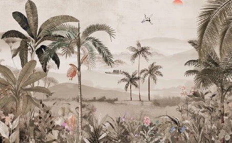 Papel pintado Jungle art