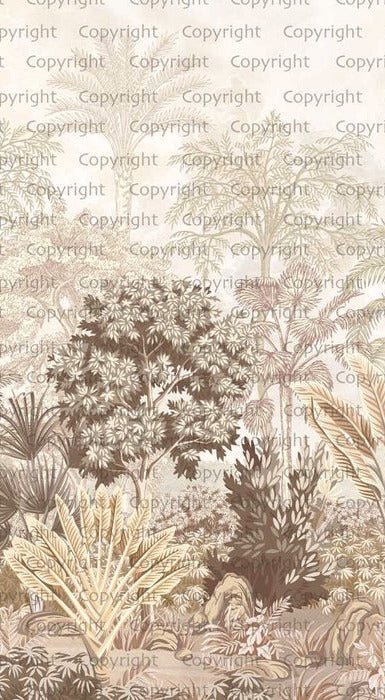 Papel pintado jungla luminosa