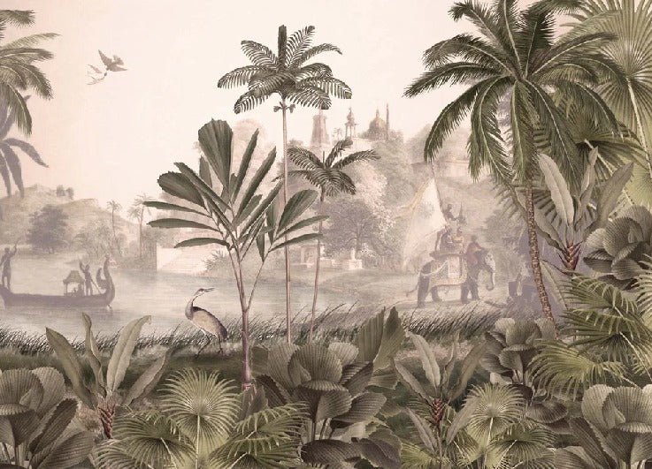 Papel pintado Jungle Haven Leopard