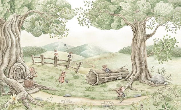 Papel pintado de Baby mouse family