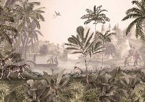 Papel pintado de Jungle haven leopard