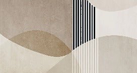 Papel pintado con formas creativas