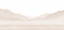 Papier peint Annecy et son lac paisible beige, XXL, tendance