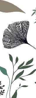 Papel pintado Floral artista ginkgo