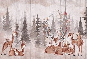 Papel pintado dormitorio infantil douces biches