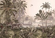 Papel pintado de Jungle haven leopard