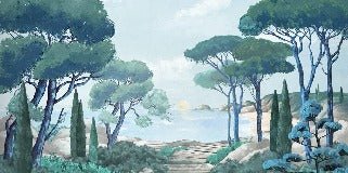 Papier peint balade dans les calanques, XXL, tendance