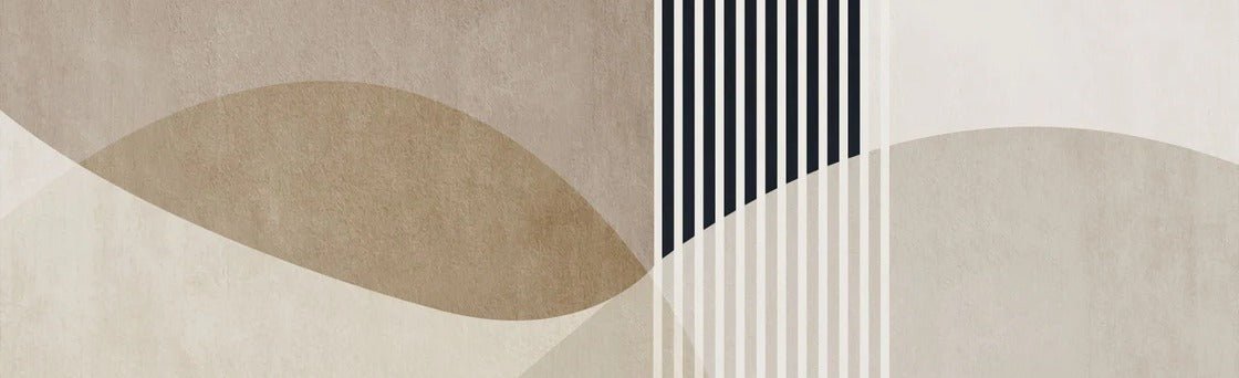 Papel pintado con formas creativas