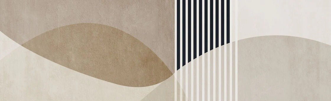 Papel pintado con formas creativas