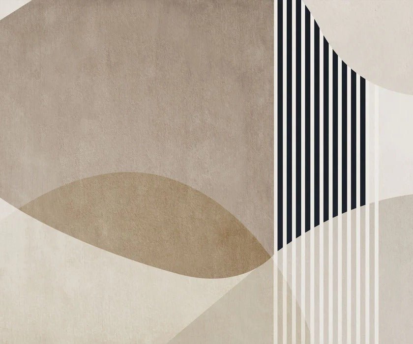 Papel pintado con formas creativas