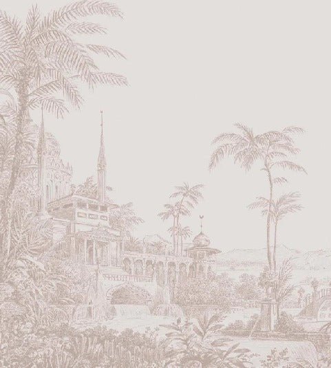 Papel pintado Monocromo Selva del templo