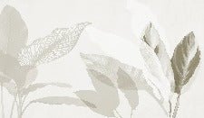 Papel pintado con motivos vegetales modernos en color sepia