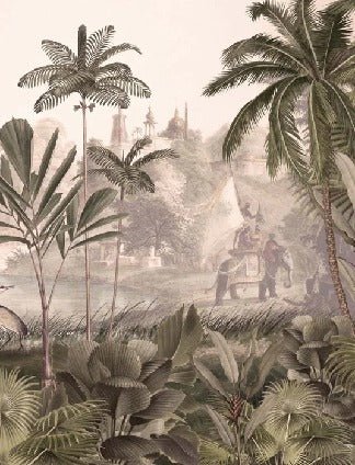 Papel pintado de Jungle haven leopard