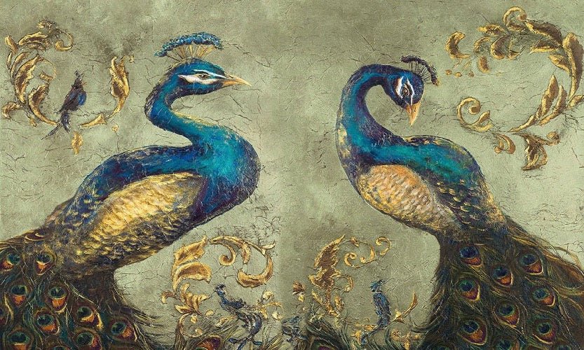 Papel pintado Vintage Peacock