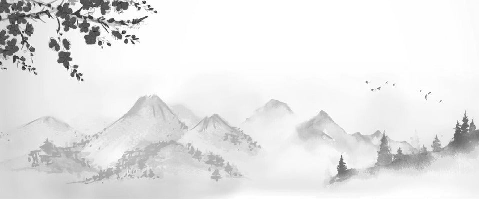 Papel pintado Paisaje zen minimalista
