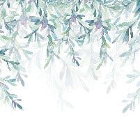 Papel pintado de estilo vegetal y escandinavo