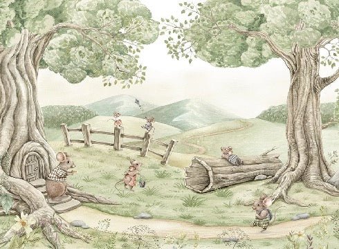 Papel pintado de Baby mouse family