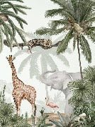 Papel pintado infantil Jungla pacífica