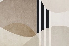 Papel pintado con formas creativas