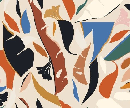 Papier peint contemporain végétal, XXL, tendance