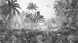 Papel pintado de Jungle haven leopard