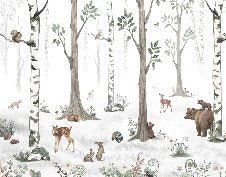 Papier peint animaux printemps forêt, XXL, tendance