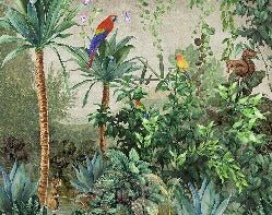 Papel pintado de Jungle Parrot