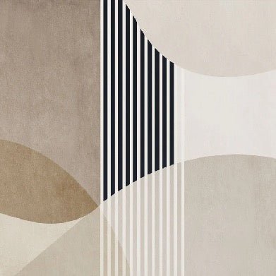 Papel pintado con formas creativas