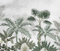 Papel pintado Selva de árboles exóticos