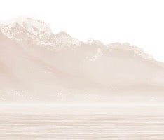 Papier peint Annecy et son lac paisible beige, mural concept, tendance