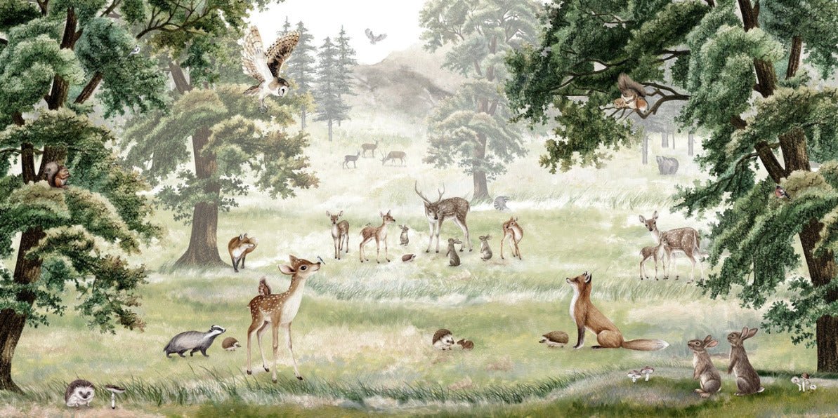 Papel pintado infantil animales y mascotas