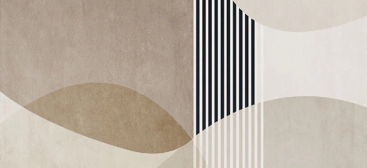 Papel pintado con formas creativas