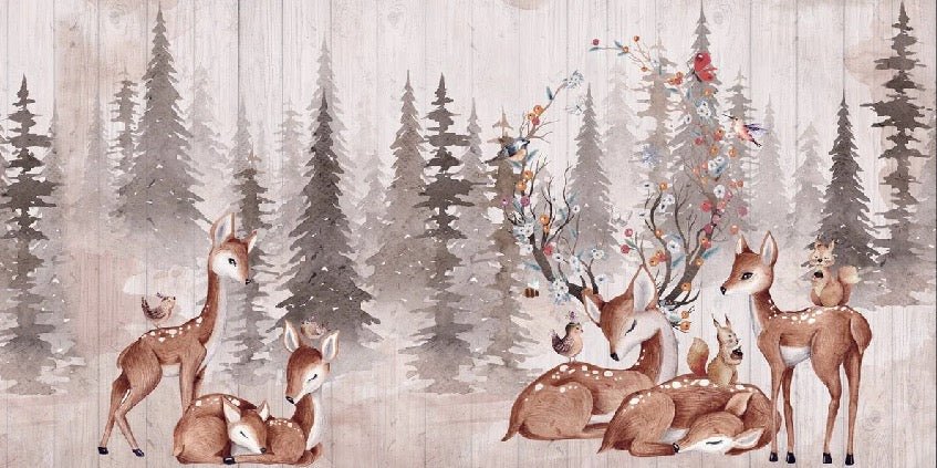 Papel pintado dormitorio infantil douces biches