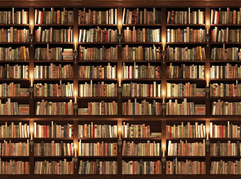 Papel pintado trampantojo Authentique Bibliothèque