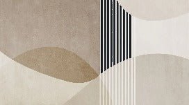 Papel pintado con formas creativas