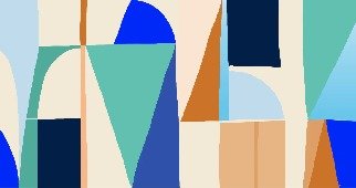 Papel pintado abstracto geométrico de moda