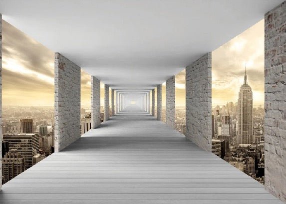 Papel pintado trampantojo New York Hall