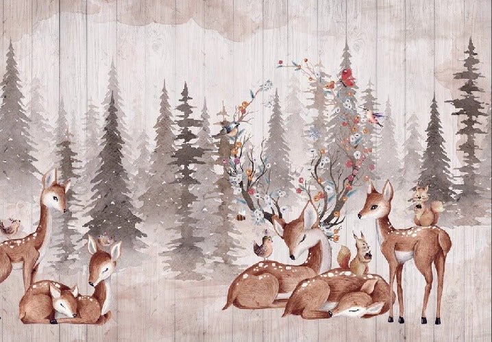 Papel pintado dormitorio infantil douces biches