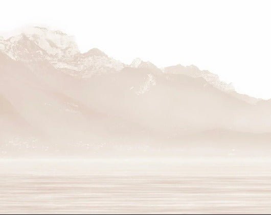 Annecy y su apacible lago Papel pintado beige