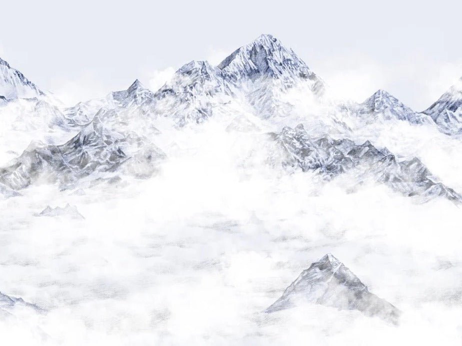 Papel pintado Everest azul
