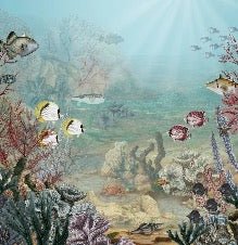 Papier peint vie sous la mer, XXL, tendance