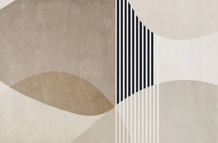 Papel pintado con formas creativas