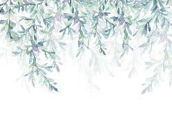 Papel pintado de estilo vegetal y escandinavo