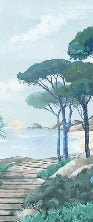 Papier peint balade dans les calanques, XXL, tendance