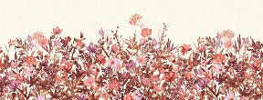 Papier peint fleurs au pinceau, XXL, tendance