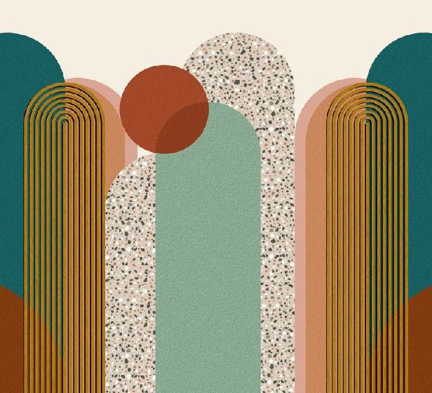 Papier peint Art pop déco graphique tendance, XXL, tendance