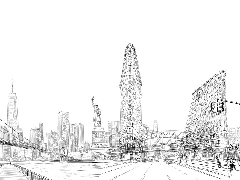 Papel pintado Arquitectura de Nueva York