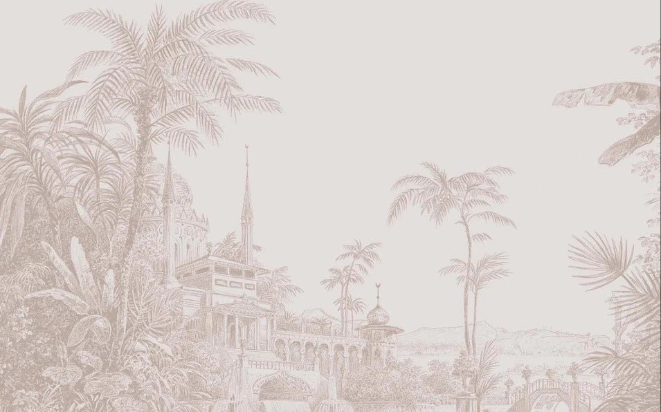 Papel pintado Monocromo Selva del templo