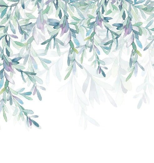 Papel pintado de estilo vegetal y escandinavo